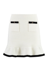 Knitted mini skirt